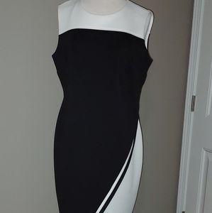 NWT Tommy Hilfiger dress size 16 black & white